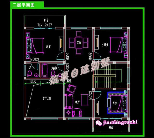 帶庭院農(nóng)村自建別墅設(shè)計圖，不管院子設(shè)在前邊后邊，都有好處