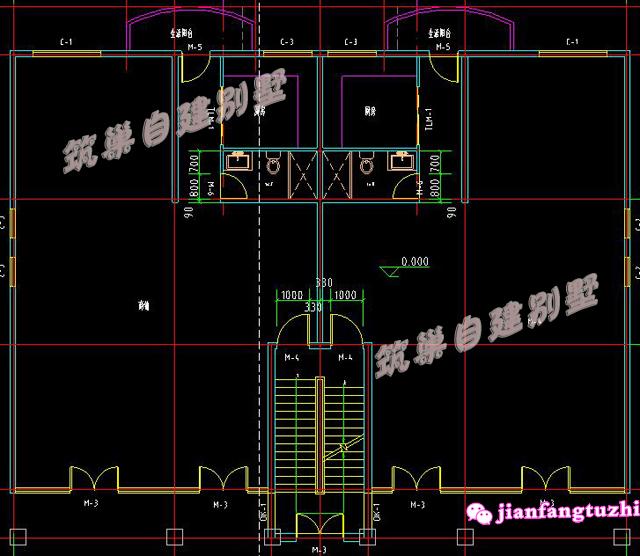 帶庭院農(nóng)村自建別墅設(shè)計圖，不管院子設(shè)在前邊后邊，都有好處
