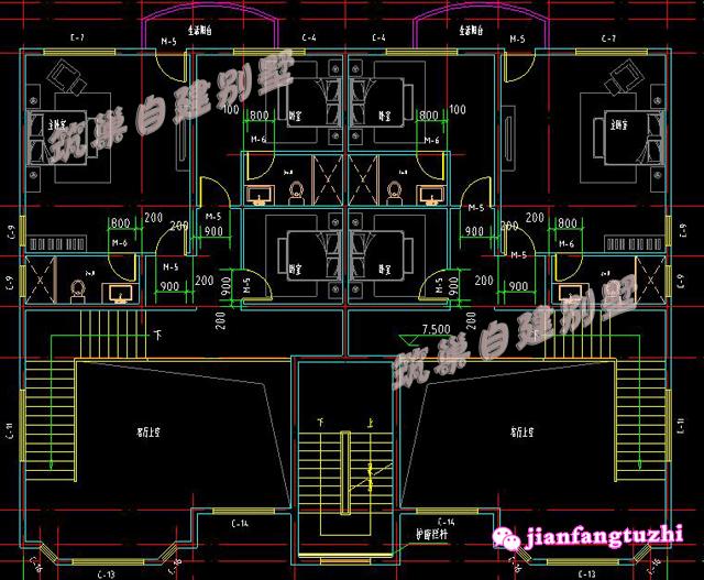 帶庭院農(nóng)村自建別墅設(shè)計圖，不管院子設(shè)在前邊后邊，都有好處