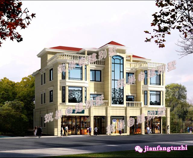 帶庭院農(nóng)村自建別墅設(shè)計圖，不管院子設(shè)在前邊后邊，都有好處