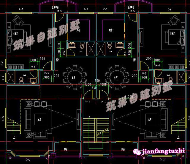 帶庭院農(nóng)村自建別墅設(shè)計圖，不管院子設(shè)在前邊后邊，都有好處