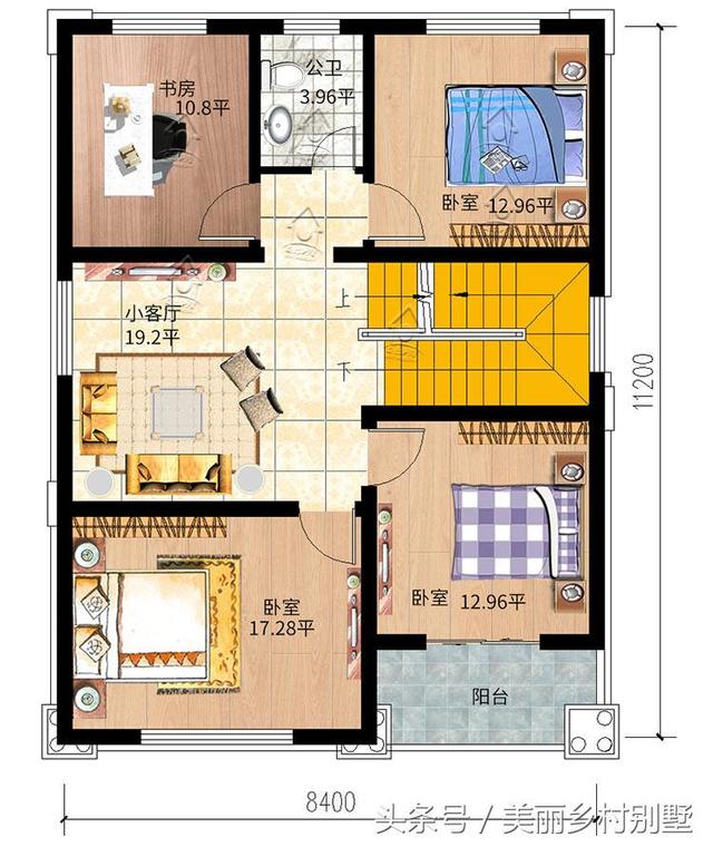 小宅基地的福音來啦，占地不到100平三層別墅設(shè)計(jì)圖，不來一套么