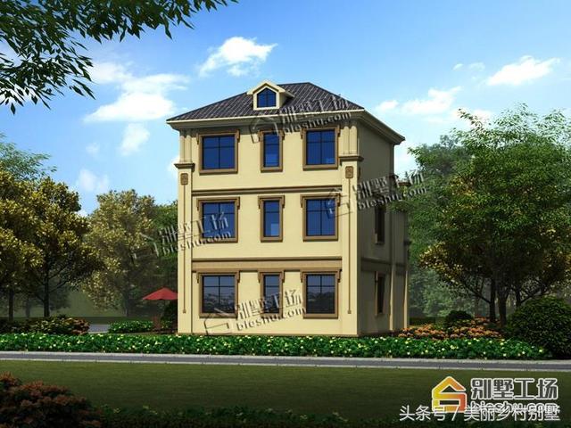 小宅基地的福音來啦，占地不到100平三層別墅設(shè)計(jì)圖，不來一套么