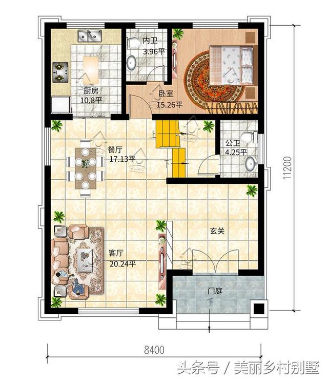 小宅基地的福音來啦，占地不到100平三層別墅設(shè)計(jì)圖，不來一套么