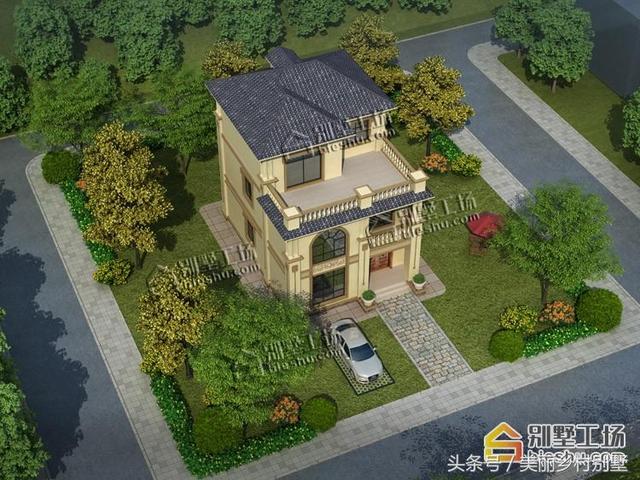 小宅基地的福音來啦，占地不到100平三層別墅設(shè)計(jì)圖，不來一套么