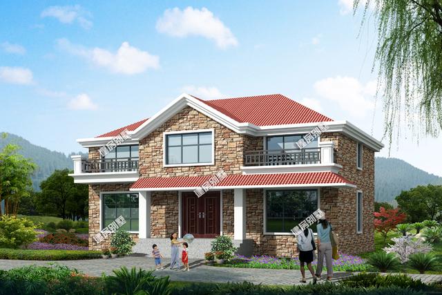 3款二層農(nóng)村別墅設(shè)計(jì)圖，開(kāi)間13米，款款都精致