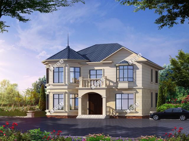 3款二層農(nóng)村別墅設(shè)計(jì)圖，開(kāi)間13米，款款都精致