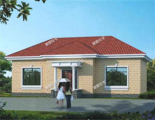 7款最受農(nóng)村歡迎的一層別墅設(shè)計(jì)圖，美觀洋氣，施工簡單