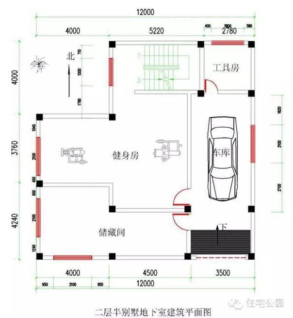 5款二層農(nóng)村自建房全套設(shè)計(jì)施工圖，占地面積約170平方米