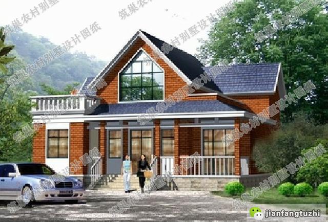 5款二層農(nóng)村自建房全套設(shè)計(jì)施工圖，占地面積約170平方米