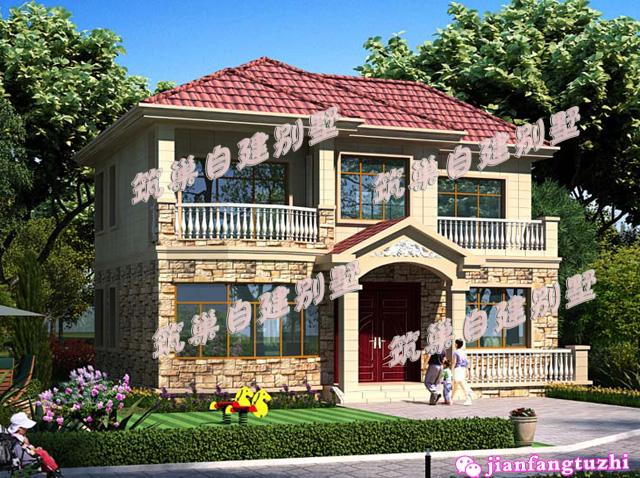 6套農(nóng)村二層別墅設(shè)計圖，喜歡哪套建哪套