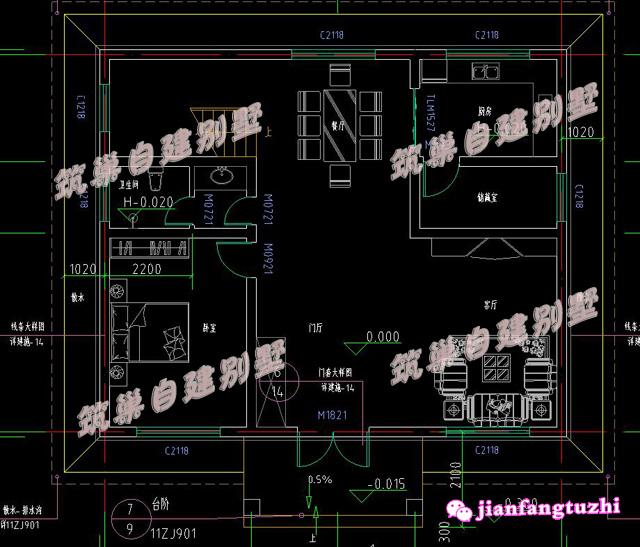 6套農(nóng)村二層別墅設(shè)計圖，喜歡哪套建哪套