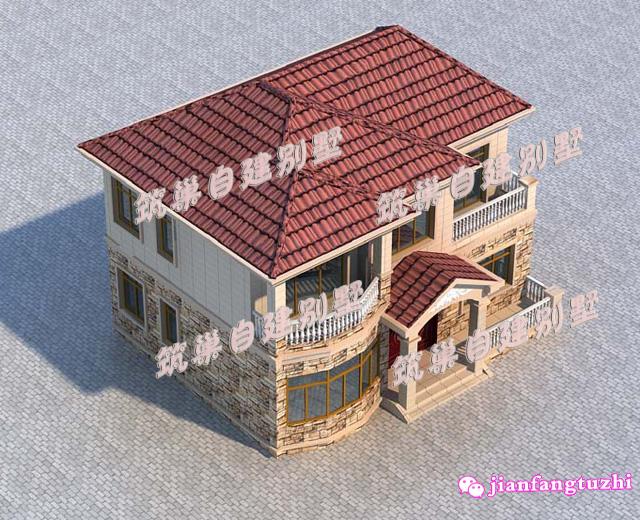 6套農(nóng)村二層別墅設(shè)計圖，喜歡哪套建哪套