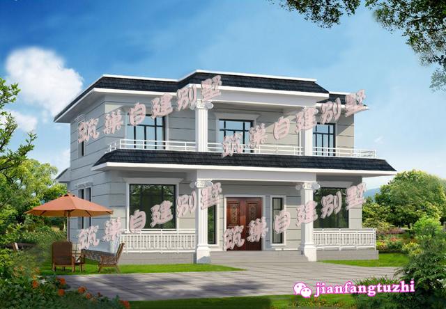 6套農(nóng)村二層別墅設(shè)計圖，喜歡哪套建哪套