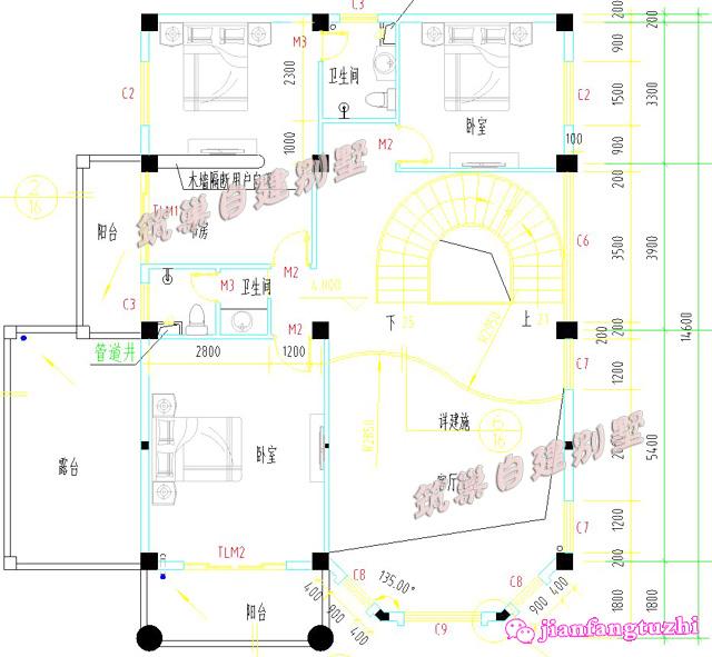 3套鄉(xiāng)村別墅設(shè)計(jì)圖，現(xiàn)在農(nóng)村隨處可見都是漂亮的別墅