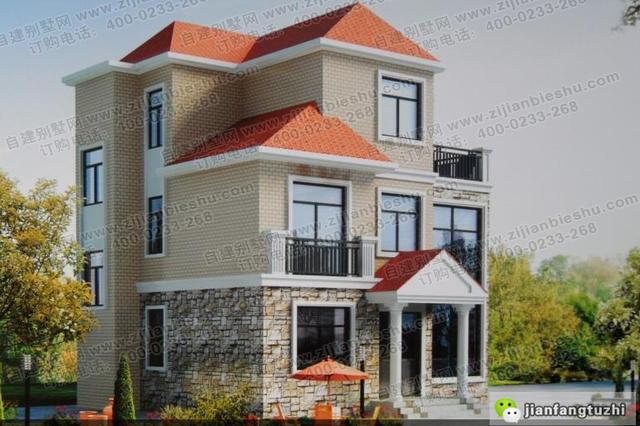 2套三層農(nóng)村別墅全套設計施工效果圖，根據(jù)自己需求設計的房子住起來更舒適