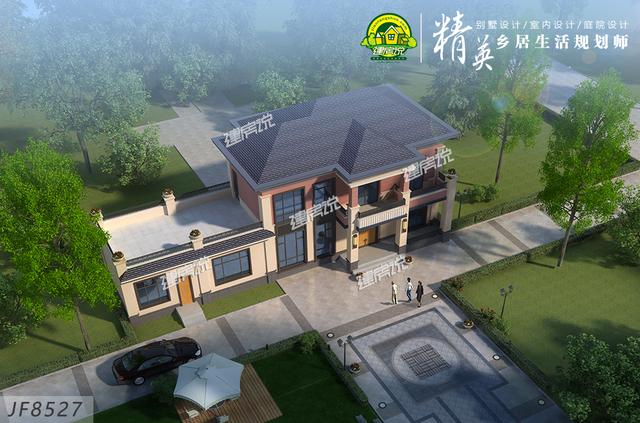 二層中式別墅設(shè)計圖，這室內(nèi)布局真是完美