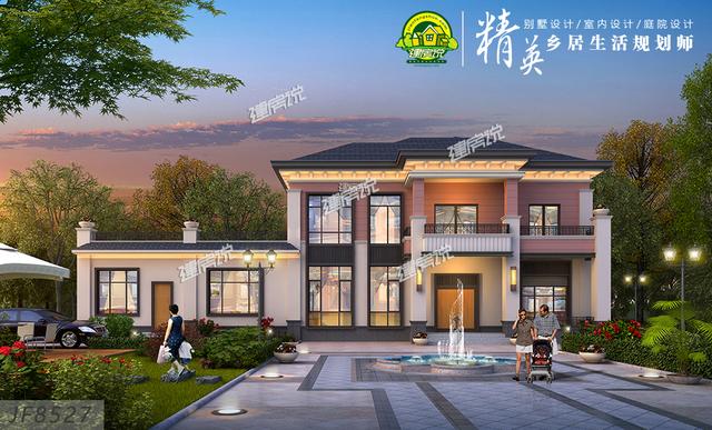 二層中式別墅設(shè)計圖，這室內(nèi)布局真是完美