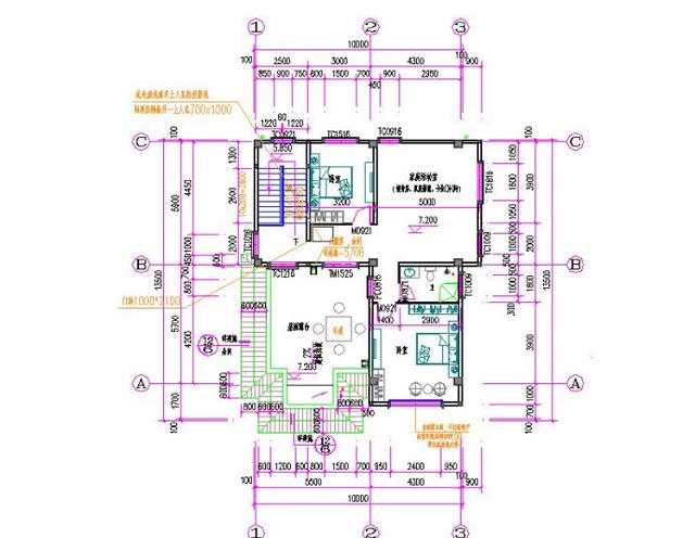 35萬三層6臥農(nóng)村自建房設(shè)計圖，10×14米，簡約大氣，性價比好