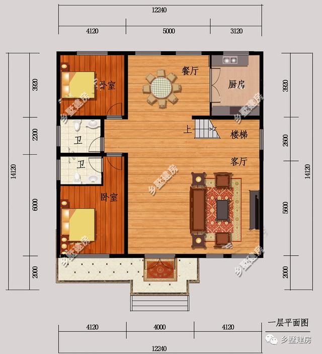 中國(guó)人講究落葉歸根，回故鄉(xiāng)建一棟屬于自己的別墅，這款別墅設(shè)計(jì)圖推薦給你