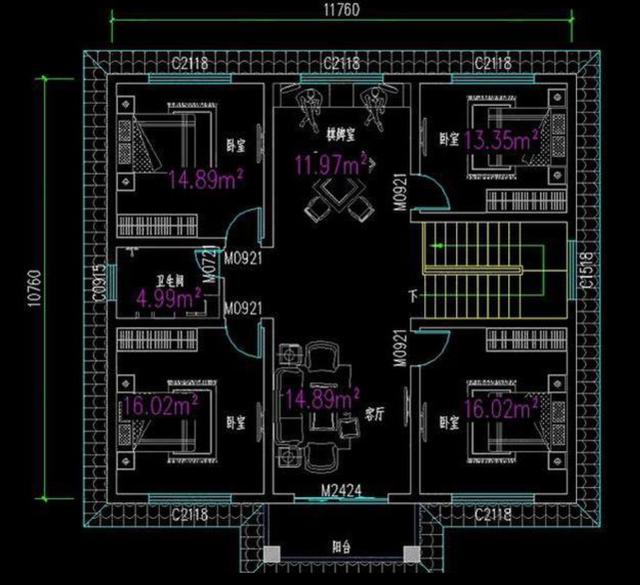 推薦兩款質(zhì)樸型的農(nóng)村二層自建房，磚混結(jié)構(gòu)設(shè)計方案，6室3廳