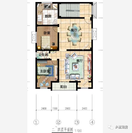 這兩款自建房別墅設(shè)計(jì)圖，都是很典型的9x12米的設(shè)計(jì)方案