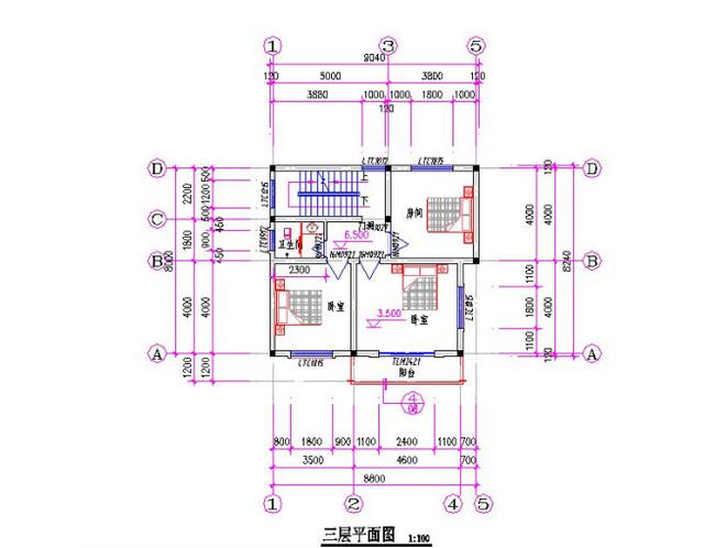 三層簡(jiǎn)約大氣帶堂屋農(nóng)村自建房設(shè)計(jì)圖，簡(jiǎn)潔大氣