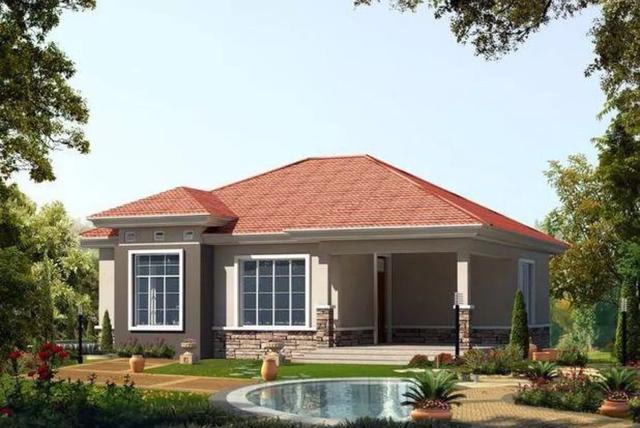 五款一層農(nóng)村自建房設(shè)計圖，實用的結(jié)構(gòu)，低廉的造價，主體加裝修20萬搞定很輕松