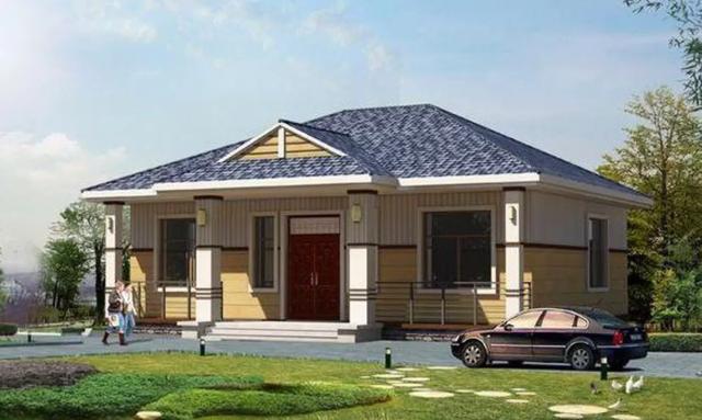 五款一層農(nóng)村自建房設(shè)計圖，實用的結(jié)構(gòu)，低廉的造價，主體加裝修20萬搞定很輕松