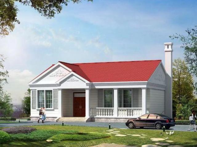 五款一層農(nóng)村自建房設(shè)計圖，實用的結(jié)構(gòu)，低廉的造價，主體加裝修20萬搞定很輕松