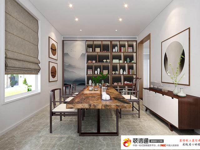 新中式別墅裝修案例，雅俗共賞東方韻！