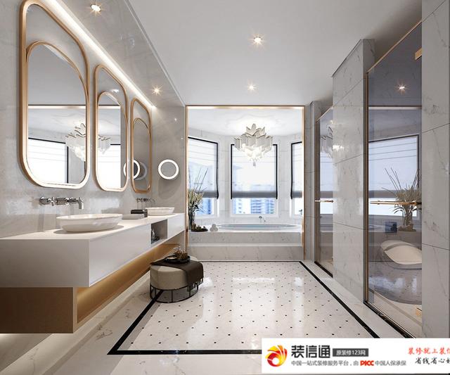 新中式別墅裝修案例，雅俗共賞東方韻！