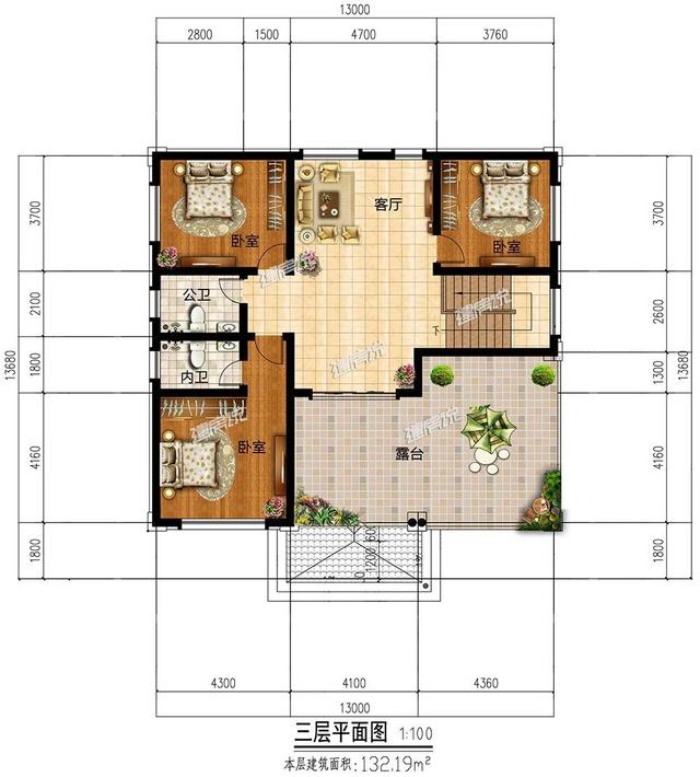 三層歐式別墅設計圖，設計精美，溫馨舒適，大氣典雅！