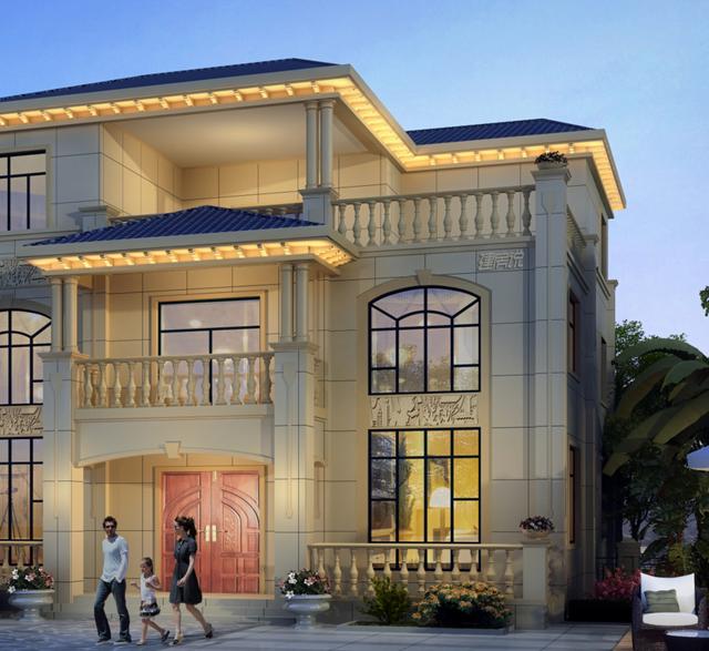 三層歐式別墅設計圖，設計精美，溫馨舒適，大氣典雅！