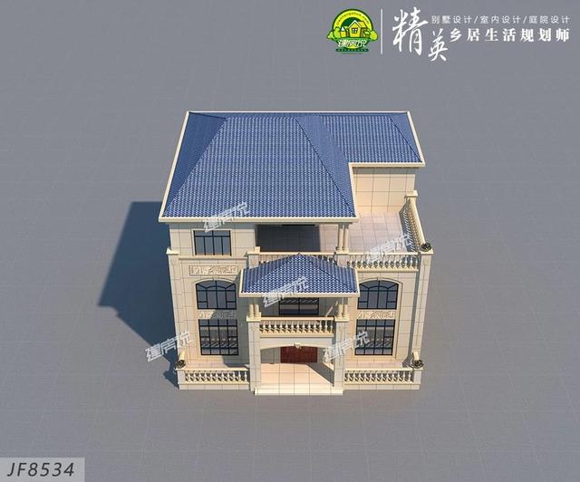 三層歐式別墅設計圖，設計精美，溫馨舒適，大氣典雅！