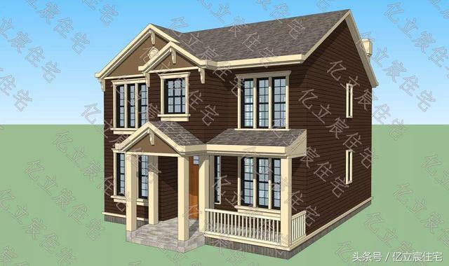 10米x11.4米二層田園風(fēng)自建房，享受自然的田園生活情趣