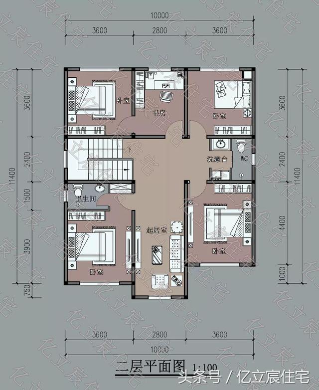 10米x11.4米二層田園風(fēng)自建房，享受自然的田園生活情趣