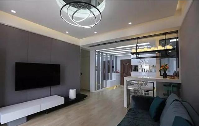 90平新家現(xiàn)代中式風裝修完成，時尚美觀，溫馨舒適。