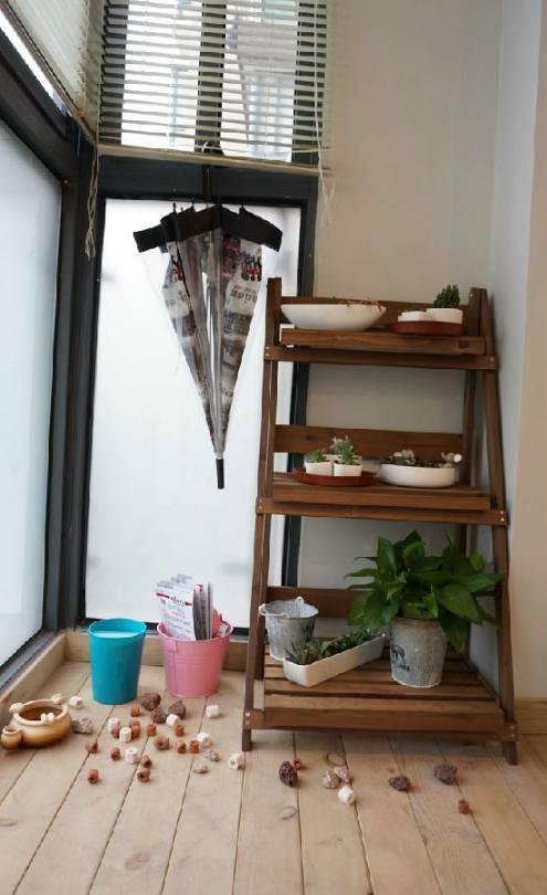 98平新房簡美風格裝修完成，尤其是電視墻造型，做成了一個假壁爐，超美！