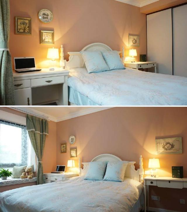 98平新房簡美風格裝修完成，尤其是電視墻造型，做成了一個假壁爐，超美！