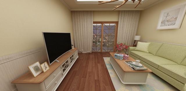 105平復(fù)古美式田園風(fēng)，我最喜歡墻裙設(shè)計(jì)。