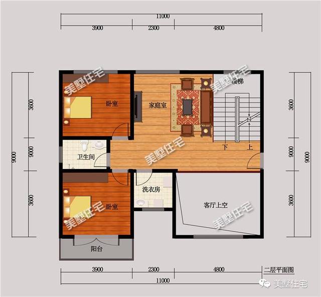 11X9米四層小宅基地現(xiàn)代別墅設(shè)計(jì)圖，外觀精致，布局合理。