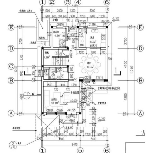 占地80平的二層設(shè)計(jì)圖，帶閣樓，滿足三口之家的生活。
