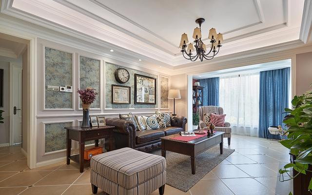 新房138平美式風格裝修完成，這樣的裝修，只有在美式大片里才能看到