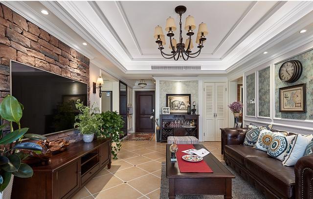 新房138平美式風格裝修完成，這樣的裝修，只有在美式大片里才能看到