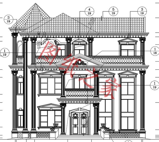 6棟三層別墅設(shè)計(jì)圖，居住方便實(shí)用，適合農(nóng)村自建房，你有喜歡的嗎?