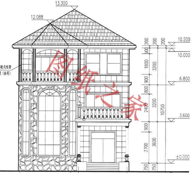 6棟三層別墅設(shè)計(jì)圖，居住方便實(shí)用，適合農(nóng)村自建房，你有喜歡的嗎?