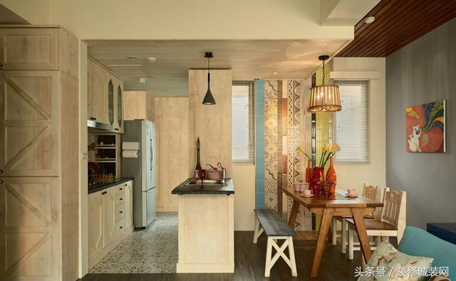 86㎡條田園風(fēng)裝修，享受寧靜安逸的幸福感、悠閑慵懶的自由感。