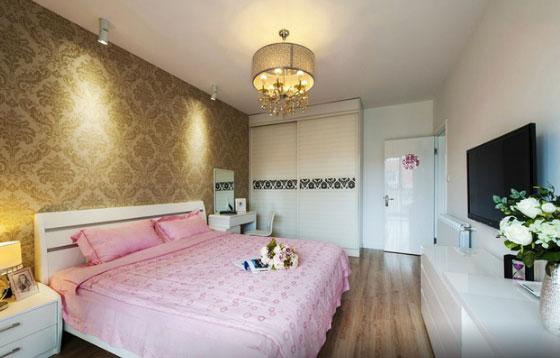 110平米的三房小戶型現(xiàn)代風格裝修，尤其是電視墻很吸眼，誰見過？