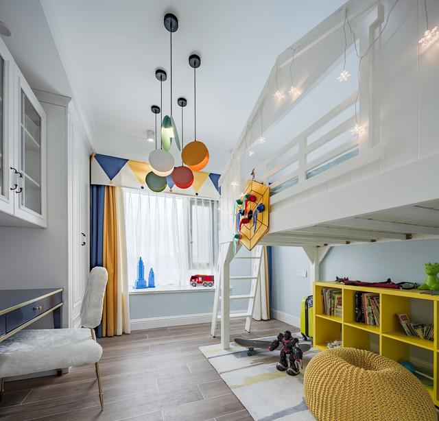 118平米的小戶型美式風(fēng)格裝修，簡潔而又舒適，看完兒童房我忍不住笑了！